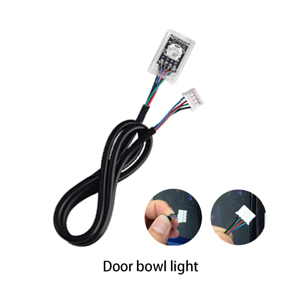 Dual Zone 18/22 in 1 Ambient Light Parts 64 Colors RGB Main Controller Sub Controller Speaker Lights 35/75/110cm Light Strips