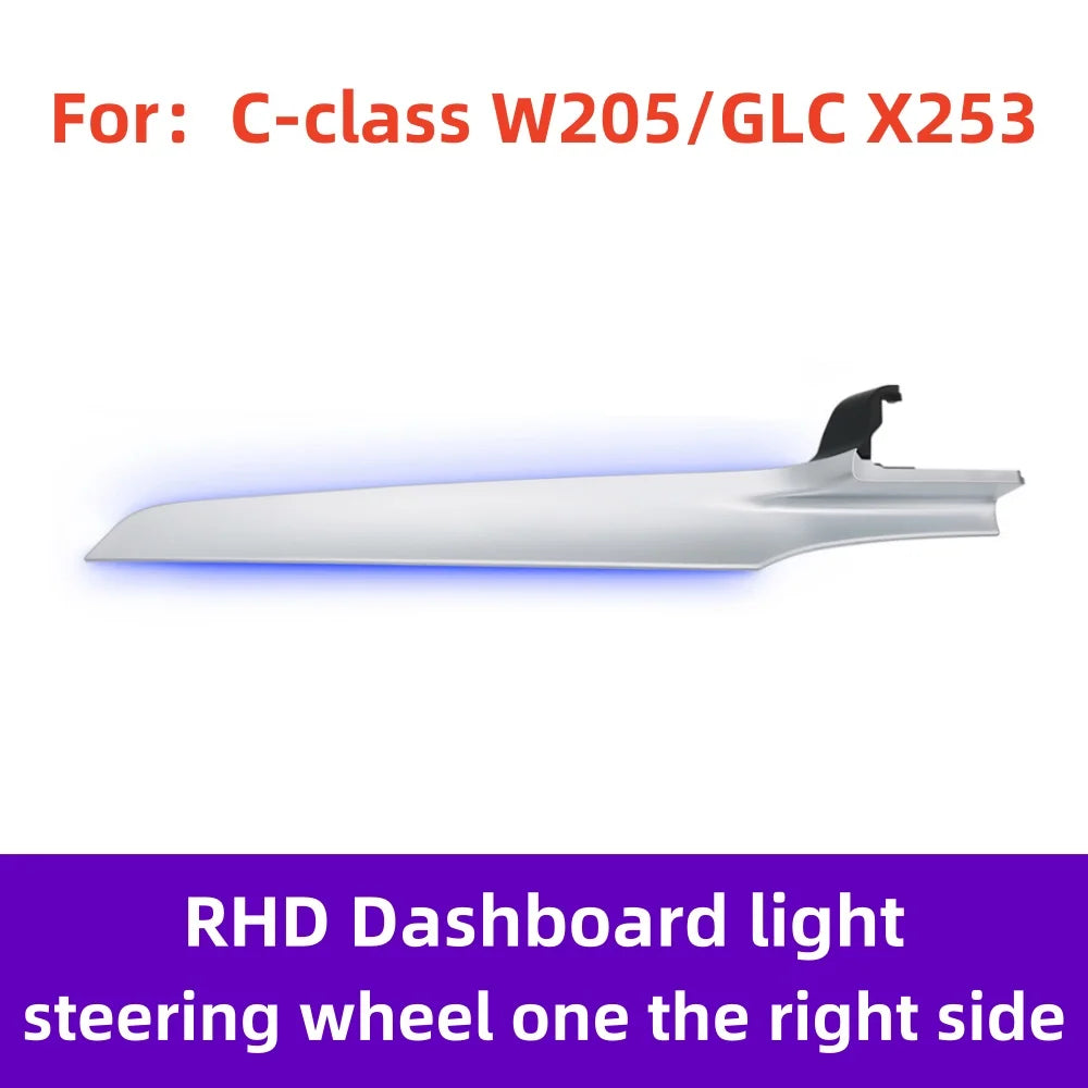 3/64 Colour Car LED Ambient Light for Mercedes-Benz C/GLC Class Coupe W205 C43 C63 X253 LED Door Speaker Cover Vents RetrofitSet