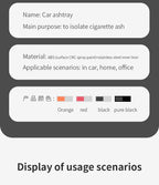 New Car Ashtray Creative Coffee Cup Style Car Ashtray with Lid 7 Color LED Light Metal Lining & ABS Shell Garbage Storage Cup