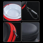1PCS EVA New Lightweight EVA Portable Ashtray With Keychain Anti-smog Ashtray With Outer Bag Cover Car Travel Ashtray
