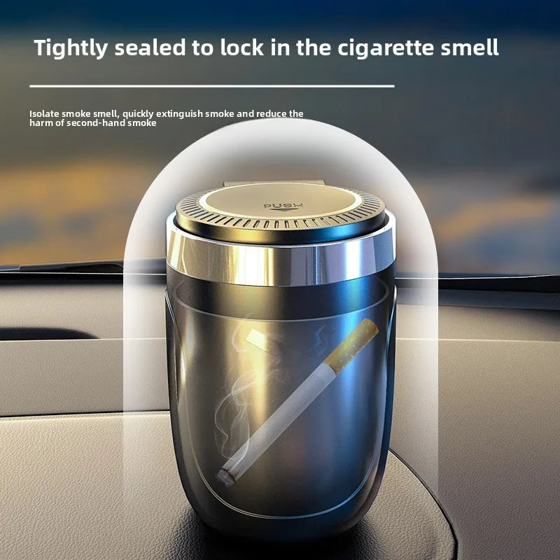 1Pcs Car Ashtray Trash Bin Coin Storage Cup Container Cigar Ash Tray Car Styling Universal New Size ashtray Interior Accessories