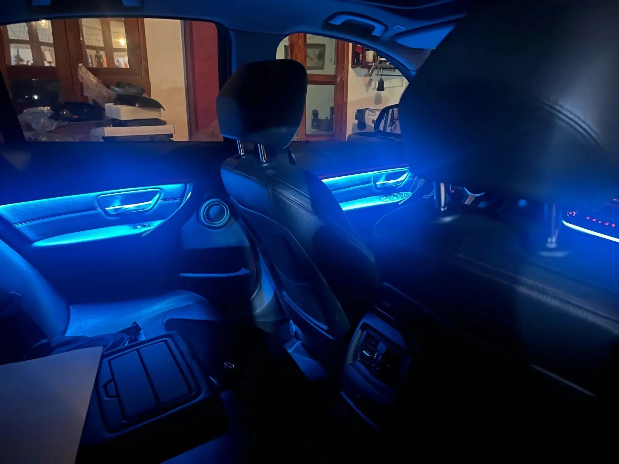 F30 F31 2 Colors Car Interior Door Trims Ambient Light LED Light Orange/Blue Color for Bmw 3 Series 2-color Ambient Light