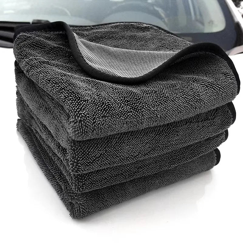 SEAMETAL Premium Car Cleaning Towel Thicked Microfiber Wash Towel Super Absorbent Drying Cloth Car Detailing Care Washing Tool