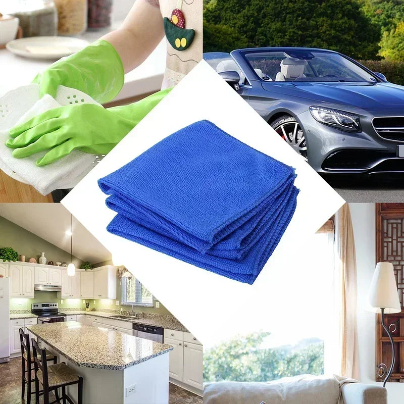Microfiber Cleaning Towels (1-20PCS) For Car Wash, Drying & Auto Detailing, Multi-Purpose Waffle Weave Cloths for Home & Garage