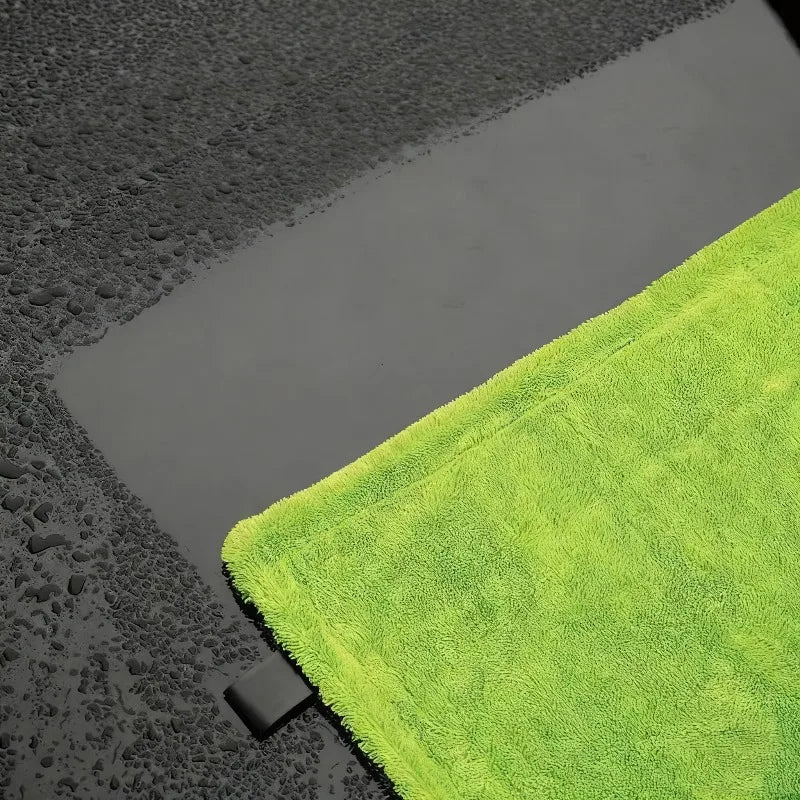 1400GSM Heavy Duty Car Drying Towel 60x40cm Oversized Double-Side Cleaning Cloth Super Absorbent Ultra-Soft Scratch-Free Towel