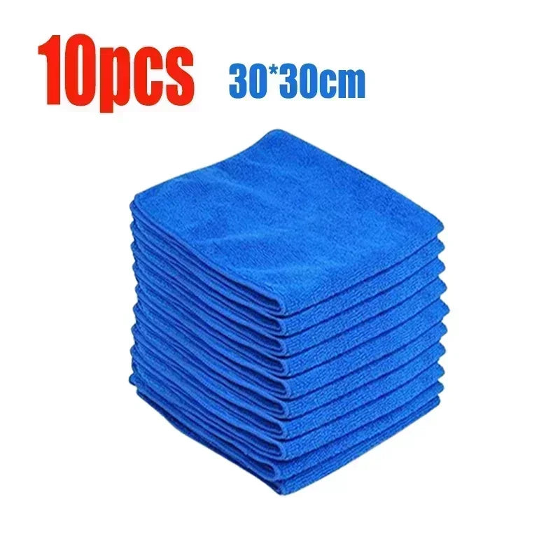 Microfiber Cleaning Towels (1-20PCS) For Car Wash, Drying & Auto Detailing, Multi-Purpose Waffle Weave Cloths for Home & Garage