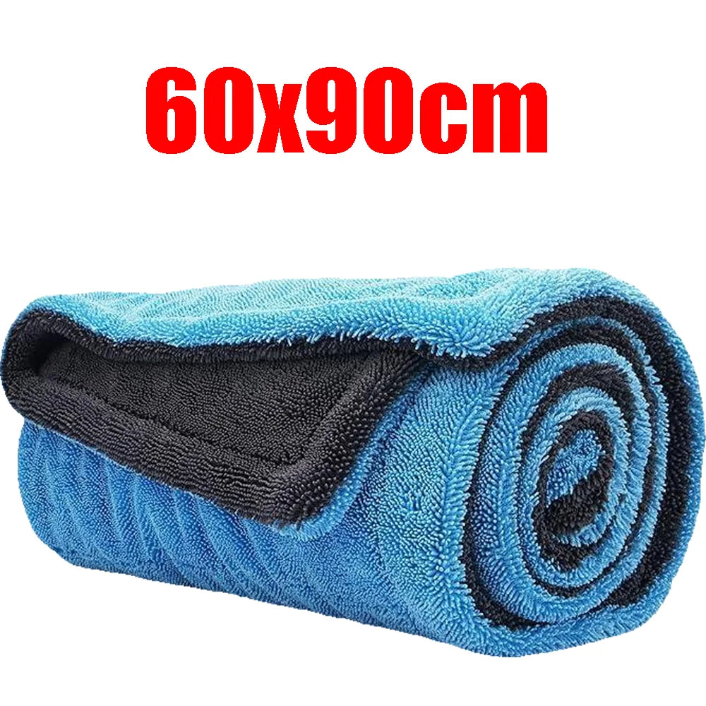 Microfiber Car Wash Towel Large Car Quick Drying Cloth Super Absorbent Car Window Cleaning Towel Thicken Car Detailing Rags