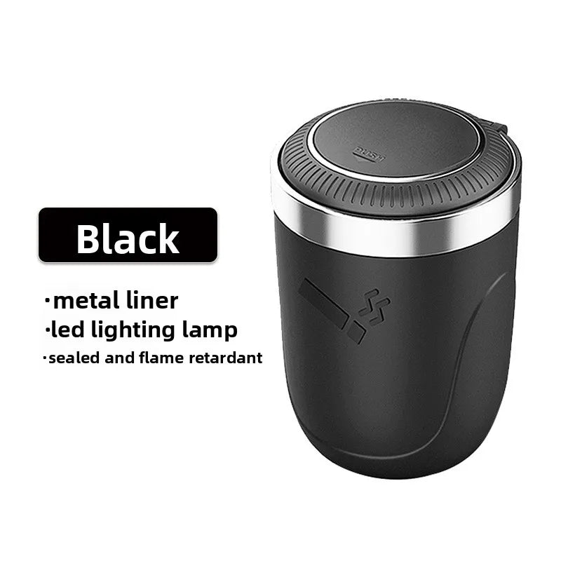 Universal Car LED Ashtray Garbage Coin Storage Cup Container Cigar Ashtray Holder Auto Interior Accessories Auto LED Ashtray Kit