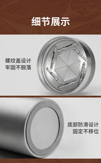 2025 new stainless steel car ashtray seal rotating car anti-ash flying cylinder large metal creative car