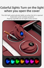 1PC Car Ashtray Creative Coffee Cup Ashtray With Lid LED Light Garbage Storage Container Car Interior Auto Decor Accessories