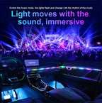 20 in1 New 2026 Smart Car Interior LED Ambient Lighting Welcome Mode Hidden Design Premium In Car Atmosphere Enhancement 64color