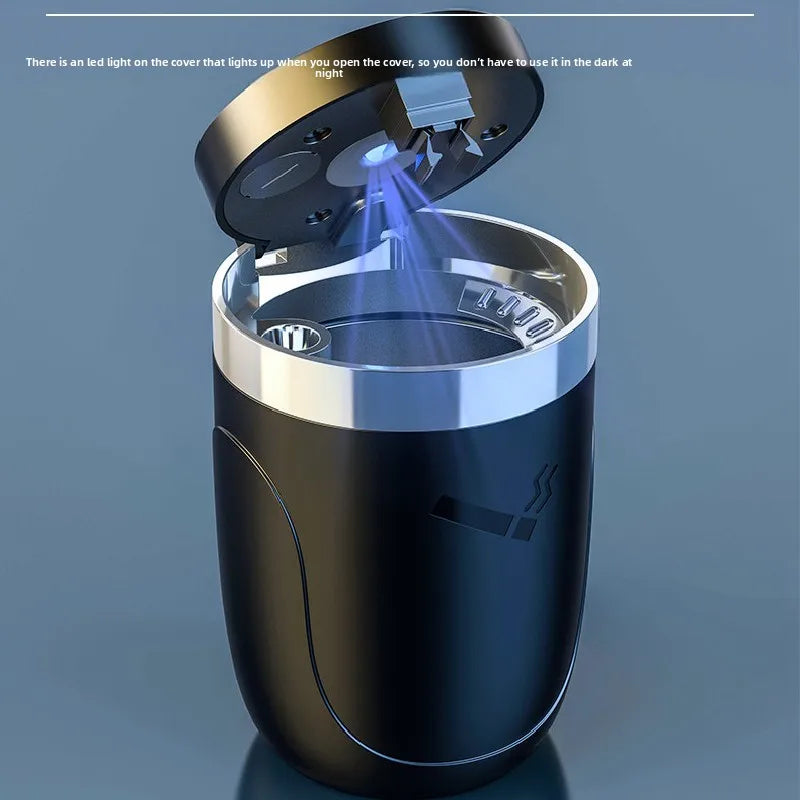 1Pcs Car Ashtray Trash Bin Coin Storage Cup Container Cigar Ash Tray Car Styling Universal New Size ashtray Interior Accessories