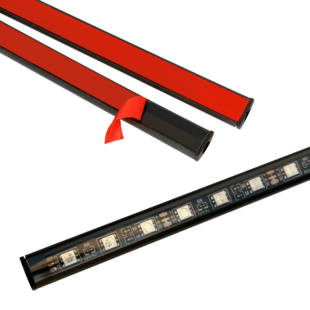 LEEPEE 24/36/48 LED Atmosphere Lamp LED Strips Car Decorative Lights Foot Ambient RGB Lamp Smart Automotive Accessories Interior