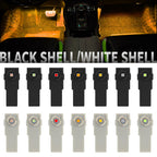 2pcs Car Foot Well Light Atmosphere Door Side Ambient Light Auto Underground Bulbs Interior Signal Lamps For Toyota Honda Lexus