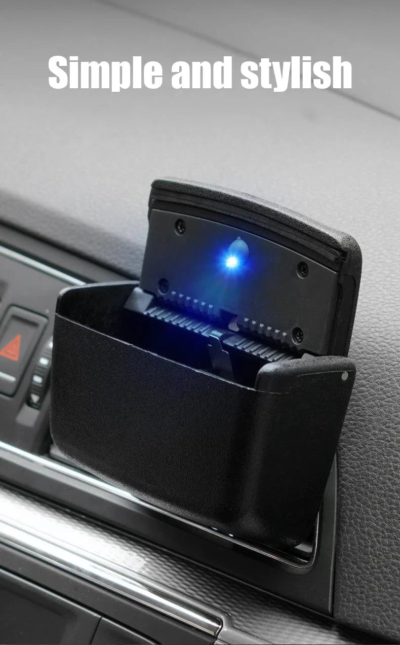 Universal Car Ashtray With Led Lights Auto Cigarette Smokeless Portable Ash Tray With Cover Creative Multi-function Car Supplies