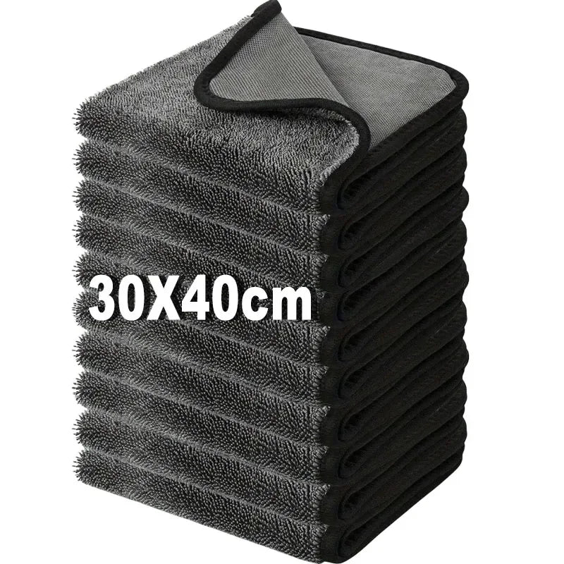 Microfiber Twist car wash towel Professional Car Cleaning Drying Cloth towels for Cars Washing Polishing Waxing Detailing