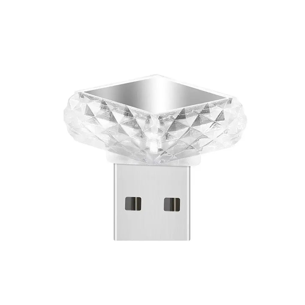 Car Interior USB/Type C LED Mood Light Touch Control Night Lamp with 6 Color and 4 Modes for Vehicle Room and More