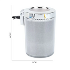 Car Ashtray With LED Light Airtight Lid Multifunctional Vehicle Cup Holder Air Vent Ashtray Trash Can Car Interior Decoration