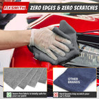 Thicken Microfiber Cleaning Cloths Lint Free Microfiber Cleaning Towel Cloths Reusable Cleaning Towels Absorbent for Car Window