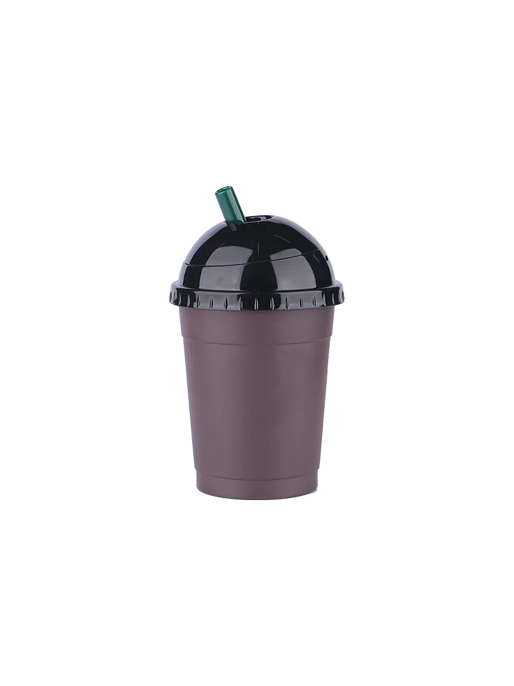 Coffee Cup Shaped On-Board Ashtrays Car Ashtray With Lid Portable Inner Liner High Flame Retardant For Cigars And Cigarettes