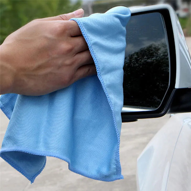 【MO】1Pcs Microfiber Towels Car Wash Drying Cloth Towel Household Cleaning Cloths Auto Detailing Polishing Cloth Home Clean Tools