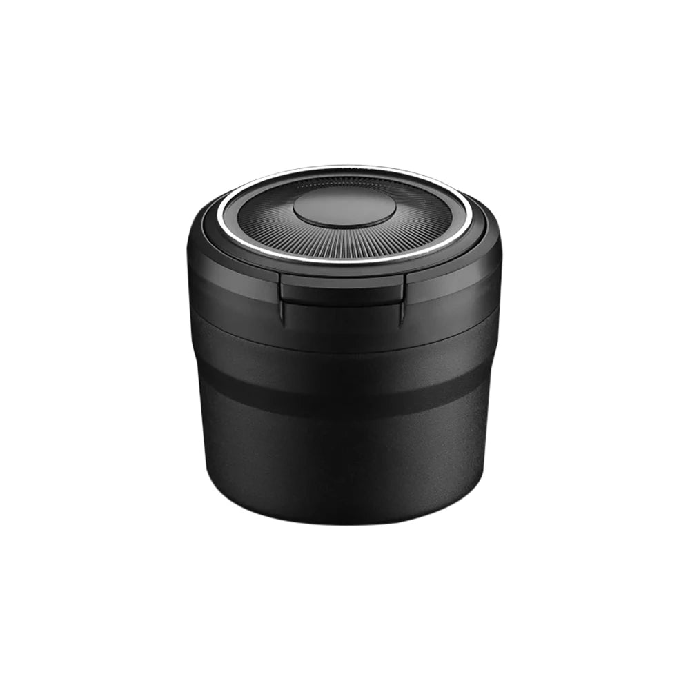 Car Ashtray Auto Pop Lid Ashtray Portable Mini Ashtray Car Interior Ashtray with LED Light Car Accessories