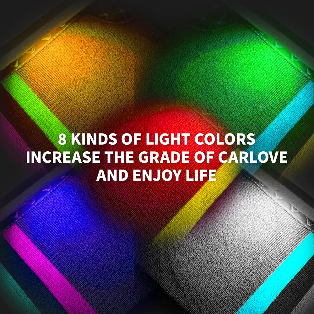 2pcs Car Foot Well Light Atmosphere Door Side Ambient Light Auto Underground Bulbs Interior Signal Lamps For Toyota Honda Lexus