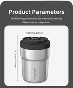 1PC Car Ashtray Creative Coffee Cup Ashtray With Lid LED Light Garbage Storage Container Car Interior Auto Decor Accessories