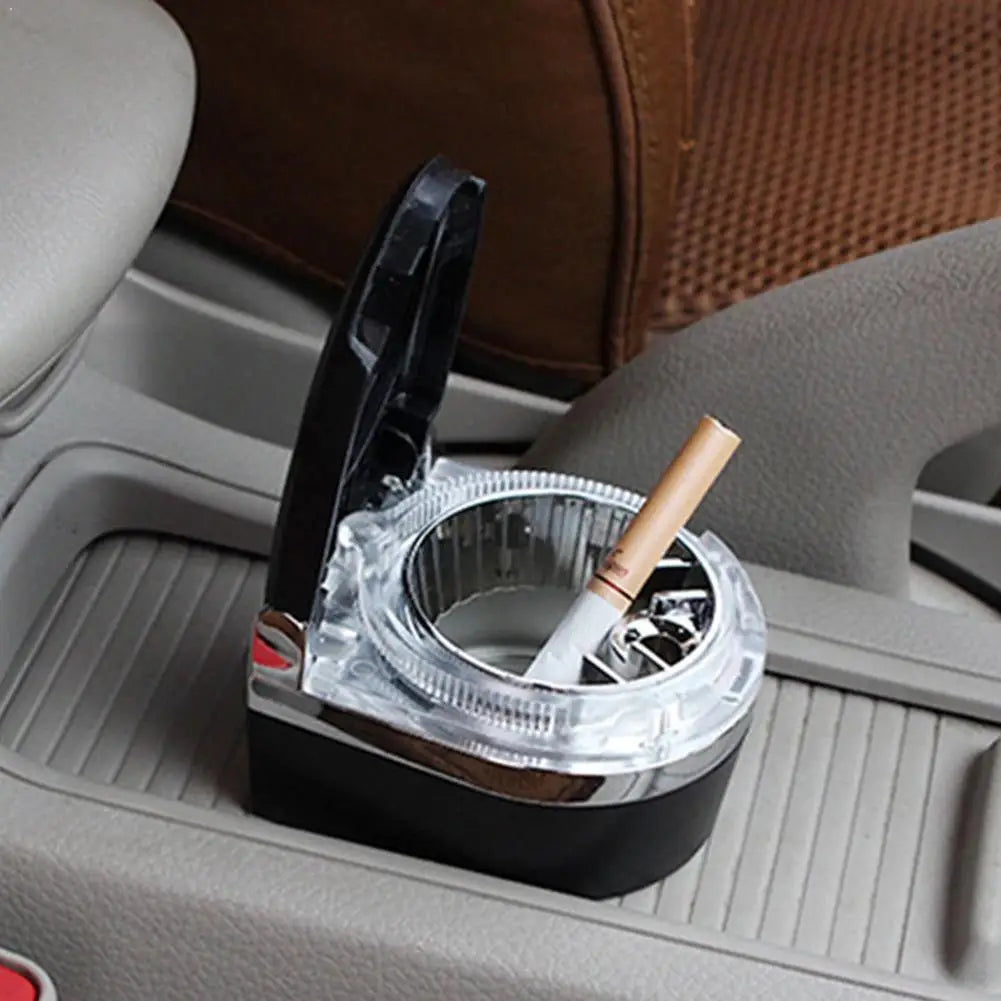 Car Ashtray With Lid Creative Universal Multifunctional For Car Truck SUV Van Interior Accessories Dashboard Organizer