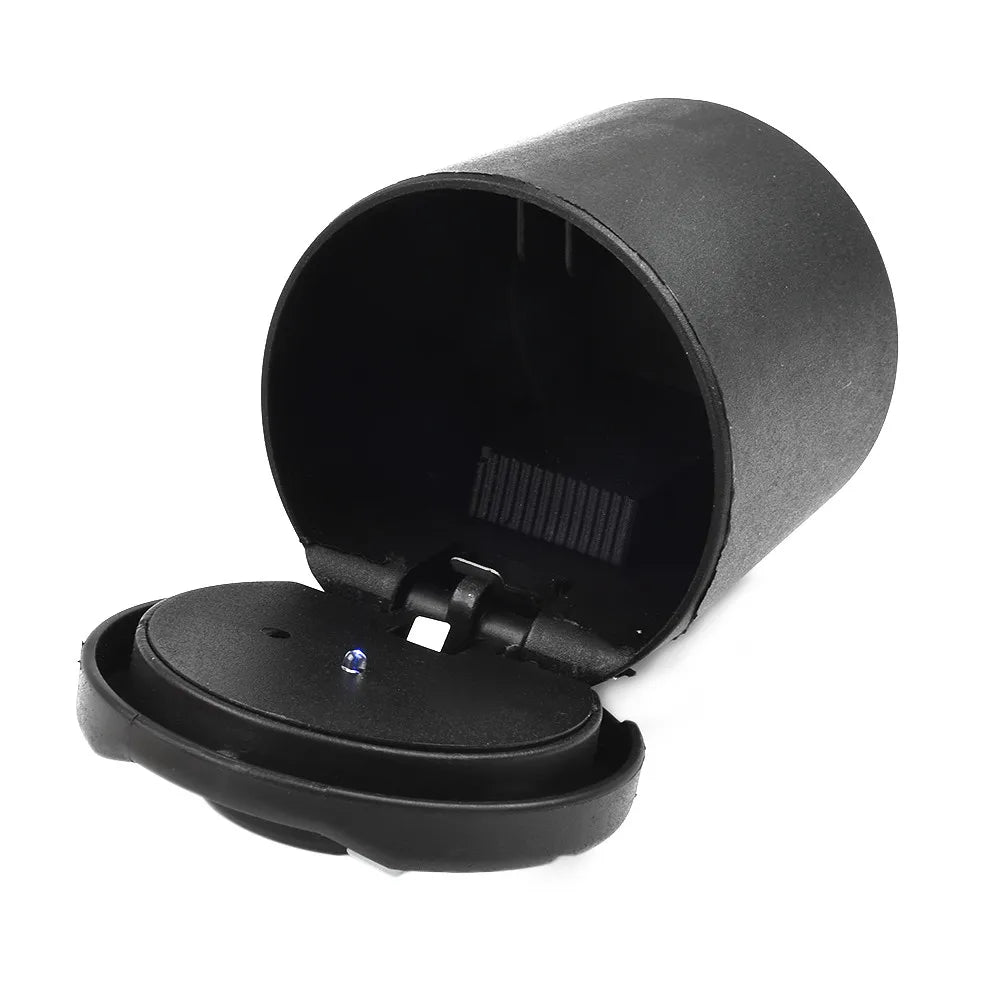1PC Car Ashtray With LED Lamp Multi-Functional Ashtray Storage Jar For BMW Black Auto Interior Accessories