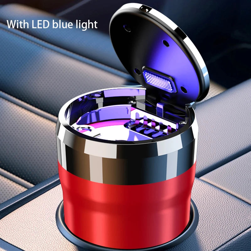 Sliding open cover car ashtray LED smokeless car bracket box for BMW E36 E46 E90 E91 E92 E60 F87 X3 X4 X5 X6 X7 F40 F30 F20 F10