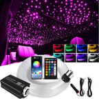 12W 16 Colors Car Roof Star Light APP Control Optic Star Ceiling Light Ambient Lamp for Starry Sky Ceiling Car