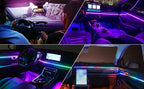 20 in1 New 2026 Smart Car Interior LED Ambient Lighting Welcome Mode Hidden Design Premium In Car Atmosphere Enhancement 64color