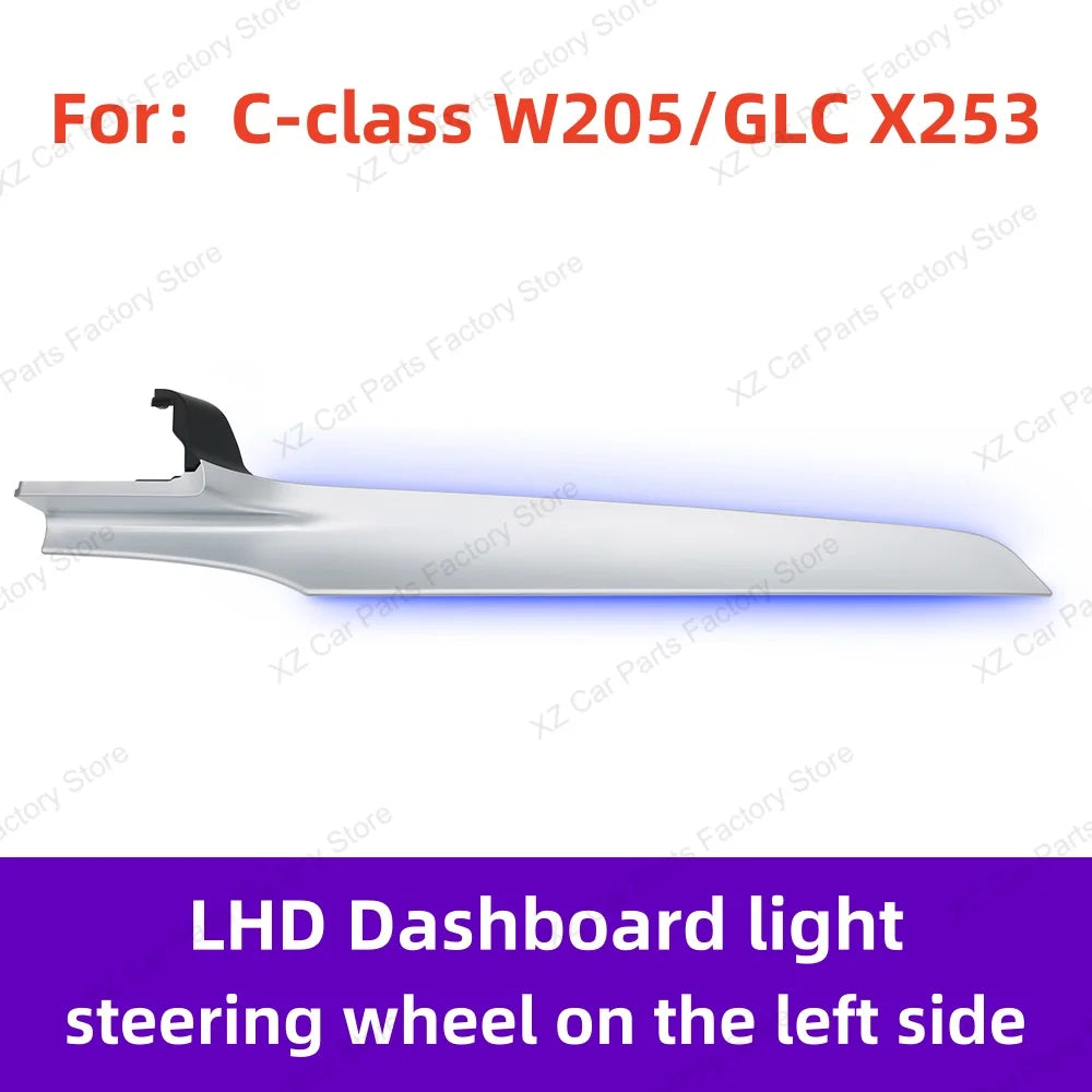 3/64 Colour Car LED Ambient Light for Mercedes-Benz C/GLC Class Coupe W205 C43 C63 X253 LED Door Speaker Cover Vents RetrofitSet