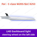3/64 Colour Car LED Ambient Light for Mercedes-Benz C/GLC Class Coupe W205 C43 C63 X253 LED Door Speaker Cover Vents RetrofitSet