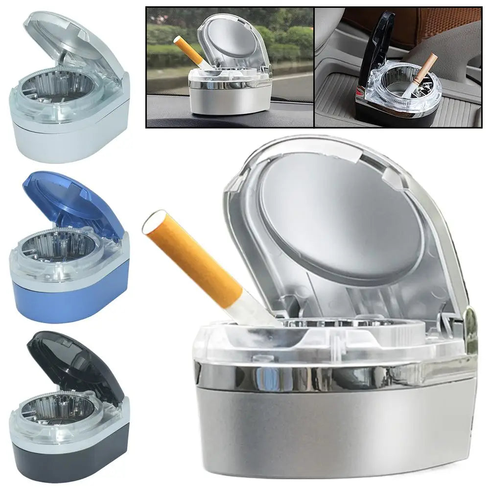 Car Ashtray With Lid Creative Universal Multifunctional For Car Truck SUV Van Interior Accessories Dashboard Organizer