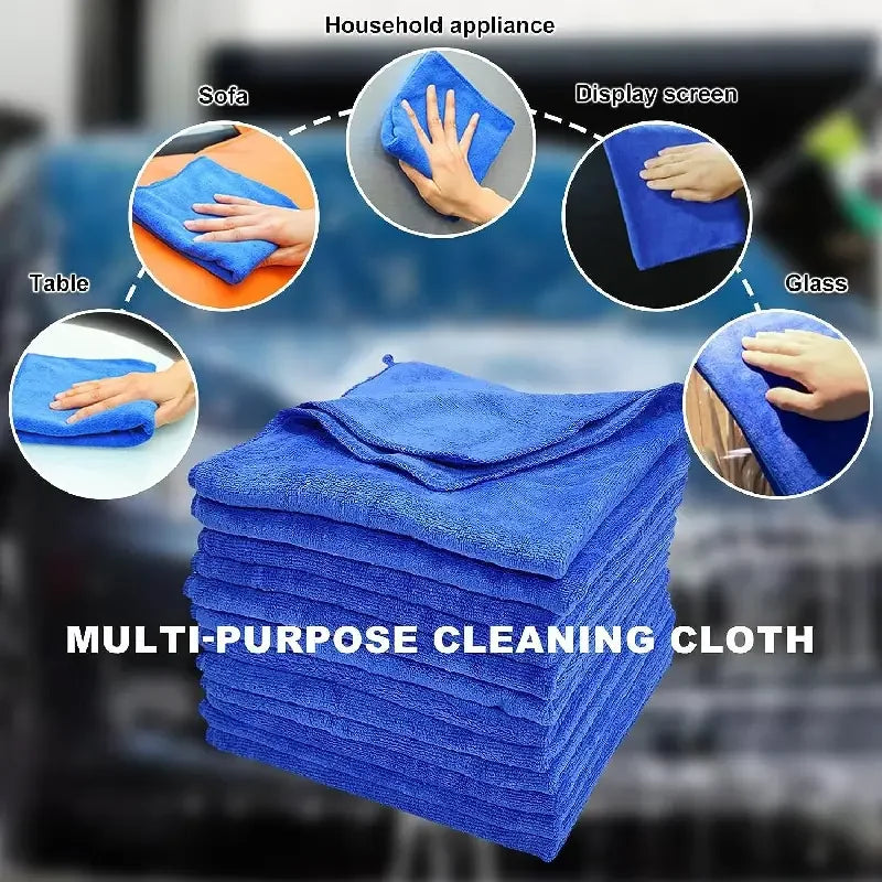 Microfiber Towels Car Wash Drying Cloth Towel Household Cleaning Cloths Auto Detailing Polishing Cloth Home Clean Tools Rags