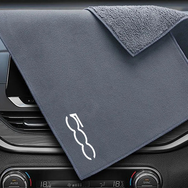 Car Cleaning Drying Cloth High Water Absorption Car Wash Towel For Fiat 500 500C 500L 500X 500e Punto Stilo