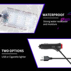 Led Car Foot Ambient Strip Light With USB Cigarette Auto Interior Ambient Decorative Lamps 12V Car Accessories