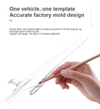 3/64 Color For Mercedes-Benz C/GLC class W205 X253 LHD Co-pilot Led Neon Ambient Light Passenger Atmosphere Lamp Dashboard 15-21