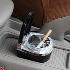 Car Ashtray with Blue LED Light Holder for Truck SUV Auto Cigarette Lighter Odor Eliminator Interior Accessory Dropshipping