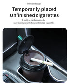Coffee Cup Shaped On-Board Ashtrays Car Ashtray With Lid Portable Inner Liner High Flame Retardant For Cigars And Cigarettes