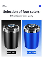 Car Ashtray Cigarette Butt Holder Container Accessories for Volvo XC40 XC60 XC90 S40 60 Portable One-Button Opening Car Ash Tray