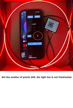 18/22 in 1 Acrylic Led Car Ambient Light RGB 213 64 Color Bluetooth Rainbow Strip Streamer Interior Symphony Atmosphere Lamp 12V