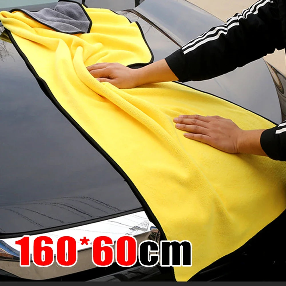 60x160cm High-end Microfiber Towel Car Wash Towel Detailing Cleaning Cloth Car Wash Drying Towel Car Absorbent Cleaning Products