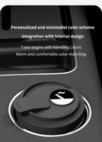 New Car Ashtray Creative Coffee Cup Style Car Ashtray with Lid 7 Color LED Light Metal Lining & ABS Shell Garbage Storage Cup