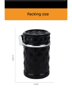 Car Cigarette Ashtray Cup With Lid With LED Light Portable Detachable Vehicle Ashtray Holder Cigarette Ashtray Auto Accessories