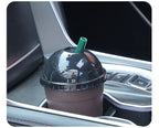 Coffee Cup Shaped On-Board Ashtrays Car Ashtray With Lid Portable Inner Liner High Flame Retardant For Cigars And Cigarettes