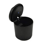 1PC Car Ashtray With LED Lamp Multi-Functional Ashtray Storage Jar For BMW Black Auto Interior Accessories