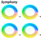 18 in 1 Symphony Full Colors Streamer Car LED Ambient Light Parts Replacement Accessories (3 wires 3 pins)